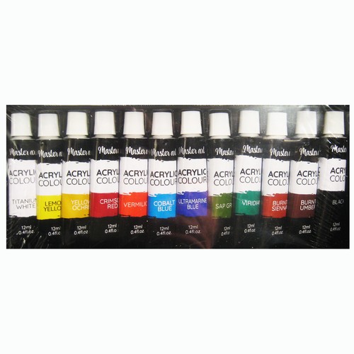Boite peinture acrylique - peinture, 12