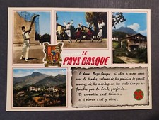 PAYS BASQUE MULTIVUES pelote danse poème  carte postale 