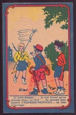 Chromo " L'express-teinture "