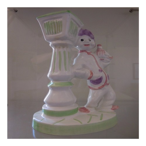 Bougeoir statuette céramique