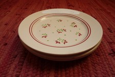 3 assiettes anciennes K et G Lunéville modèle Monique, French vintage plates