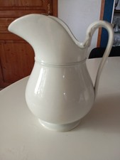Pichet Broc Faience Blanche