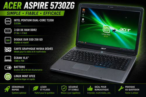 Portable acer aspire 5730zg - portable,