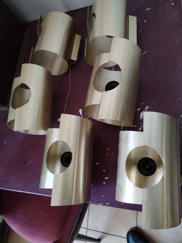 Appliques alu brossé annees - 6,