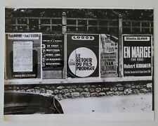 Photo ancienne 18x24 affiche CINEMA Paris mai 68 poster may 1968 41