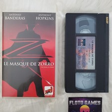 VHS D'Origine FR : Le Masque de Zorro  Catherine Zeta Jones - 1998 - Floto Games