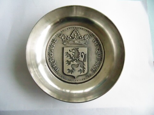 Coupelle metal argente fregate - coupelle,