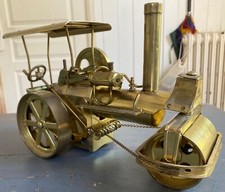 WILESCO rouleau compresseur couleur cuivre D 377 années 60 vapeur vive