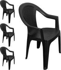 Chaise de jardin empilable