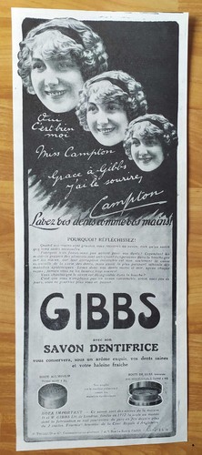 Publicité papier savon - -,