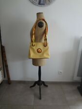 SAC A MAIN VINTAGE POCHES BANDOULIERE BESACE EPAULE COMPARTIMENT FERMETURE ZIP E