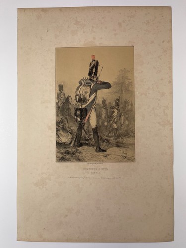 Gravure rehaussée charlet - rehaussée,