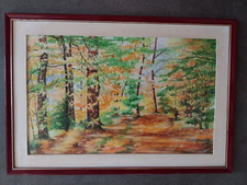 Tableau aquarelle paysage