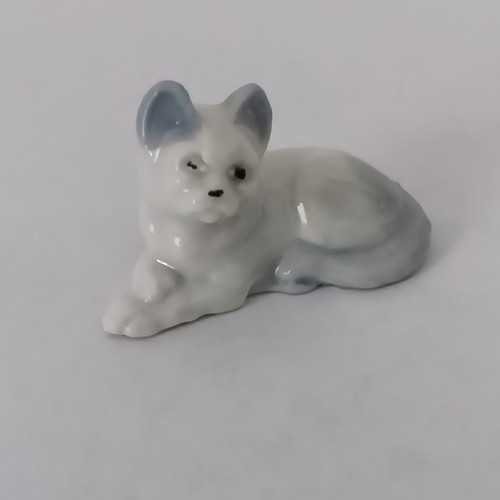 Feve chat porcelaine - feve, blanche