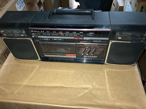 Sharp 320 vintage boombox - gf-320,