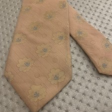 Kenzo Cravate En soie Ton Pêche / Fleurs