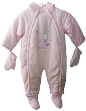 Combipilote rose lapin danseuse étoile bébé fille 18 mois