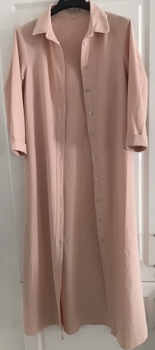 Robe longue boutonnage - robe, ou