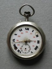 MONTRE À GOUSSET en ARGENTAN à réviser