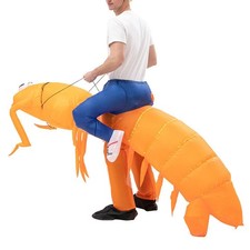Costume de crevette gonflable