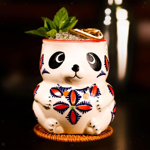 Tasse tiki céramique - en,