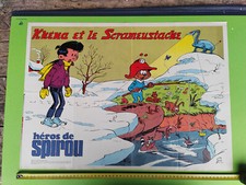 GOS POSTER LE SCRAMEUSTACHE . 1974 . SUPPLÉMENT À SPIROU N°1880