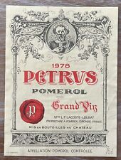 Étiquette Grand Vin Pomerol 1978 - 75 cl