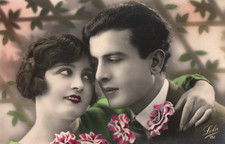 Carte postale Portrait de Couple Amoureux.