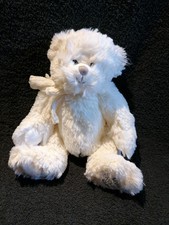Doudou  peluche ours blanc