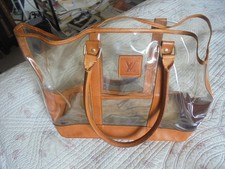 Sac cabas louis Vuitton Edition limitée du centenaire, en vinyl et cuir