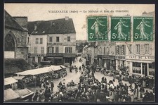 CPA Villenauxe, Le Marché et