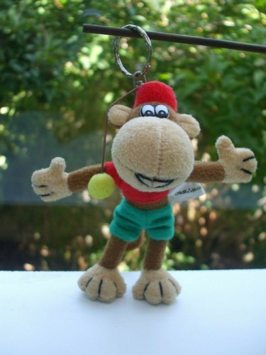 Porte cle mousqueton - porte, peluche