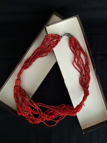 Ancien collier corail - ancien, en