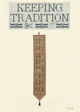 Fiche point de croix de Keeping Tradition  " C'EST NOËL  "