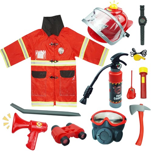 Costume deguisement pompier - costume,