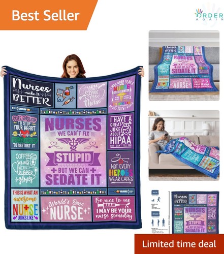 Nurse gifts flannel - nurse, throw