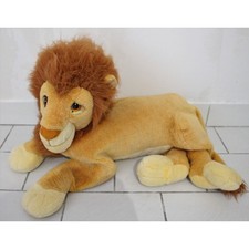 Grande Peluche le roi lion Simba Mufasa DISNEY MATTEL Vintage  - 7889