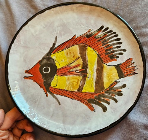Rare assiette table signée - assiette,