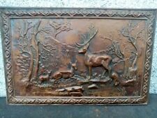 Tableau en Cuivre Repoussé