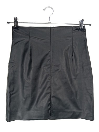 Jupe cuir synthétique - h&m,
