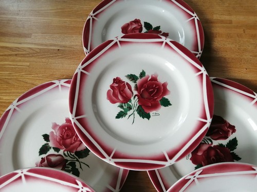 Sarreguemines digoin assiettes - sarreguemines,