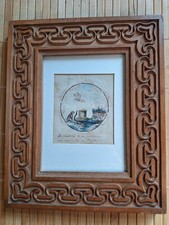 Petite Aquarelle Debut XIX ou XVIII eme Siecle. Rare