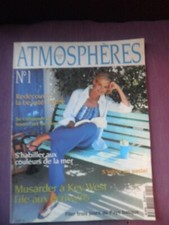 hebdomadaire  Atmosphères  le  Numéro 1 - 1996, magazine féminin de prestige.