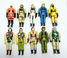 LOT 10 FIGURINES KAIDO BIKIN LANARD CORPS BOOTLEG GIJOE HASBRO JOUETS ANNEES 90
