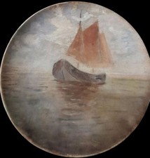 Rare assiette Théodore Deck