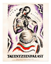 Art mural de danse vintage -