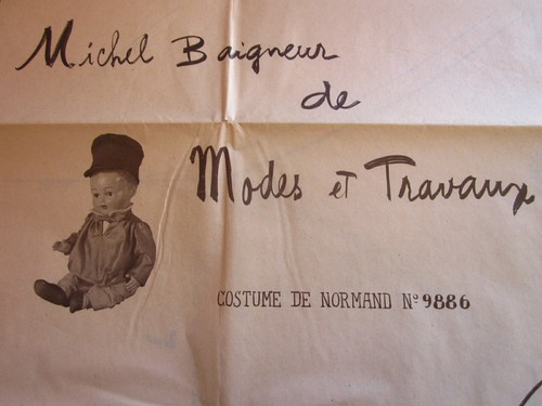 Patron ancien costume - , normand