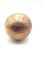 Boule LYONNAISE Laiton Ancienne Pétanque 994 gr D93 mm