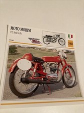 Moto Morini 175 Settebello 1960 carte moto de collection Atlas Italie