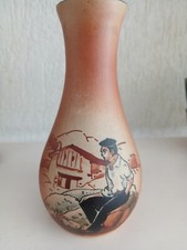 VASE EN GRES DE CIBOURE SIGNÉ AC AU BERGER 17CM